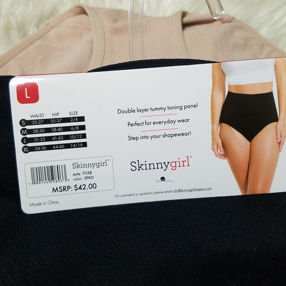 Skinnygirl 3 Shaping Seamless Briefs Double Layer - Picture 7 of 13